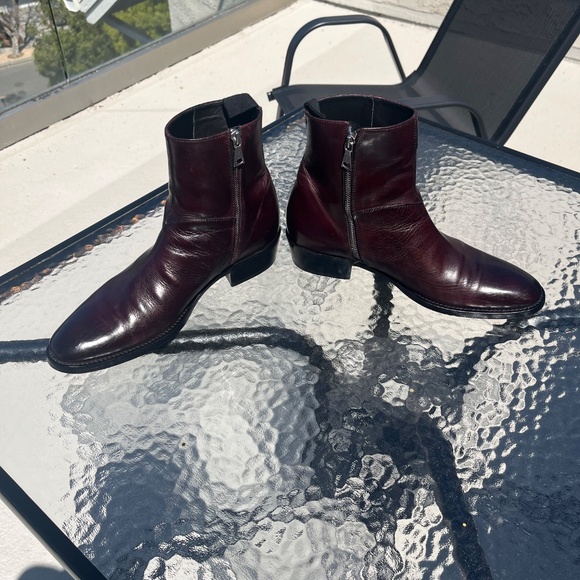 John Varvatos side-zip boots size 9 main image 5